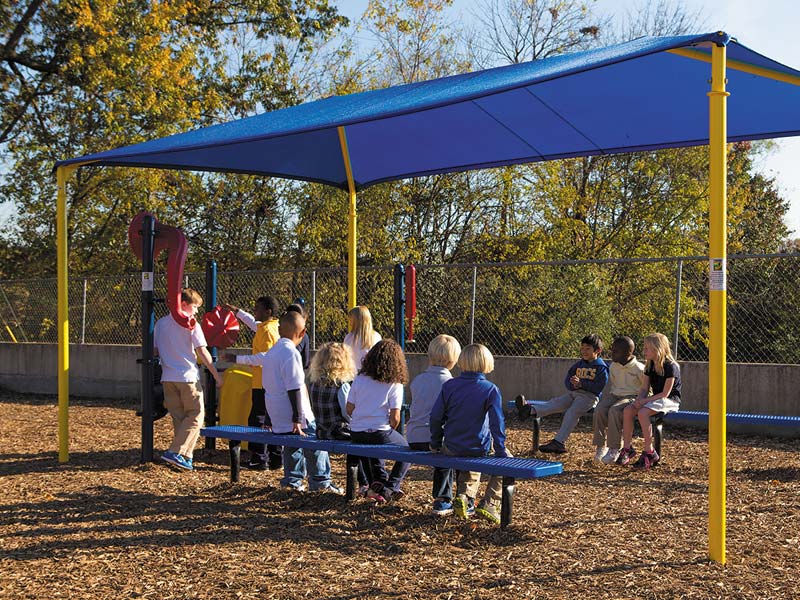 An example of an outdoor learning environment.